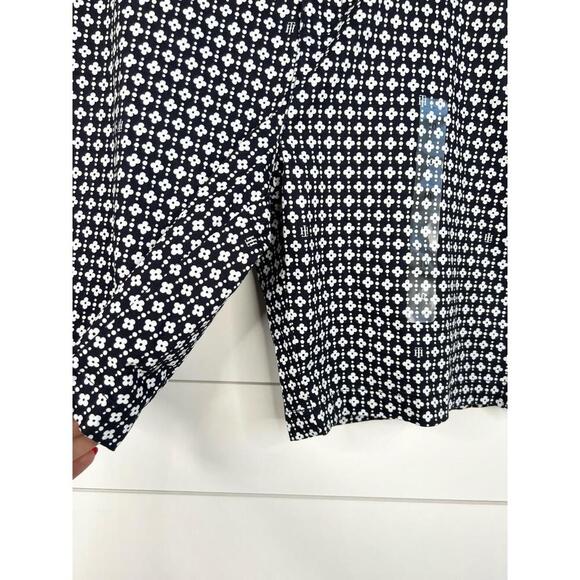 Tommy Hilfiger White Floral Pattern Hollywood Shorts Size 10 9" Inseam - Picture 3 of 14